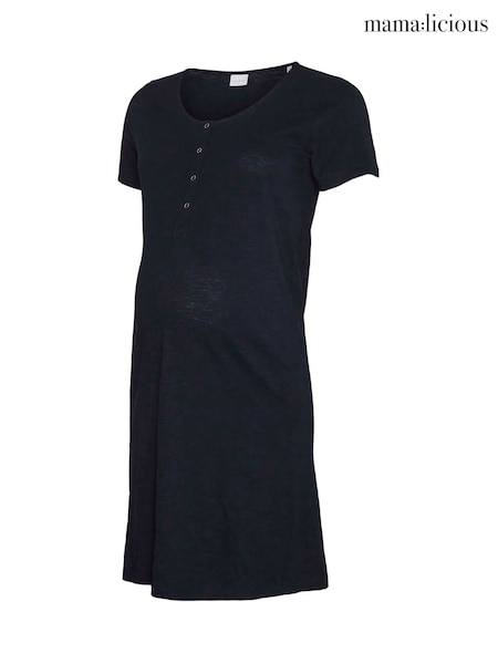 Azul - Mamalicious Maternity Nightie With Nursing Function (W58180) | R$ 215
