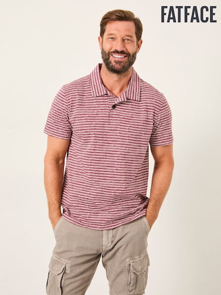 FatFace Mark Purple Pattern Polo (W58265) | €46