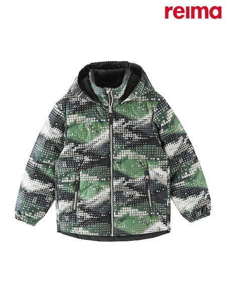 Reima Green Waterproof Down Jacket Fossila (W58672) | €128