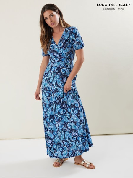 Long Tall Sally Blue Wrap Maxi Dress (W58719) | 2,343 UAH