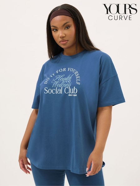 Azul - Yours Curve Wellness Retreat Active T-Shirt (W58744) | 31 €