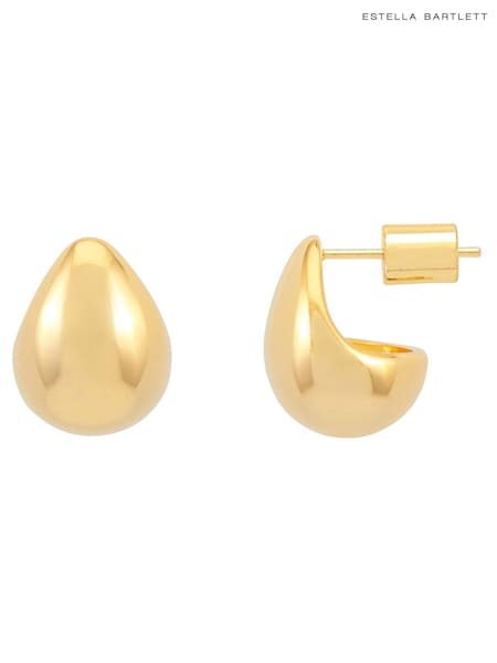 Estella Bartlett Gold Tone Mini Teardrop Earrings (W58790) | AED192