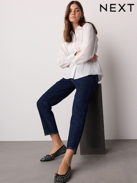 Dunkelblau - Stovepipe Straight Leg Jeans (W58858) | 51 €