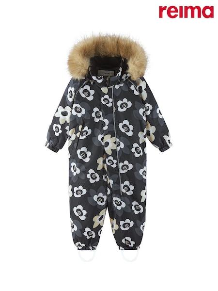 Reima Black Waterproof ReimaTec Winter Snowsuit Lappi (W58914) | AED728