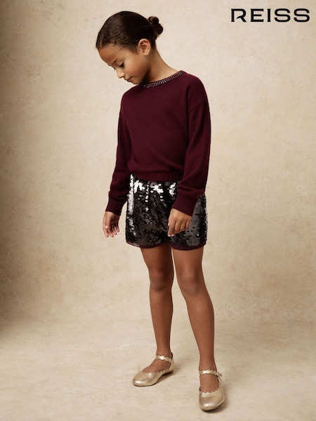 Reiss Burgundy Spence Shorts (W58944) | €75