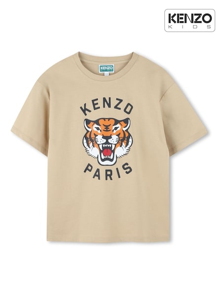 Kenzo Kids Tiger Graphic Logo Short Sleeve T-Shirt (W59020) | 322 QAR - 421 QAR