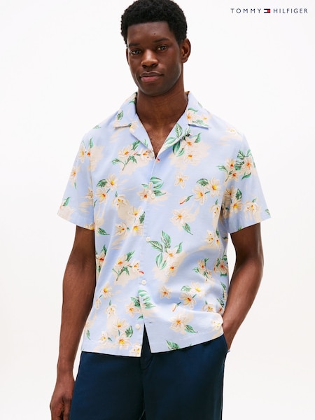 Tommy Hilfiger Lightweight Floral Print Shirt (W59077) | ‏503‏₪