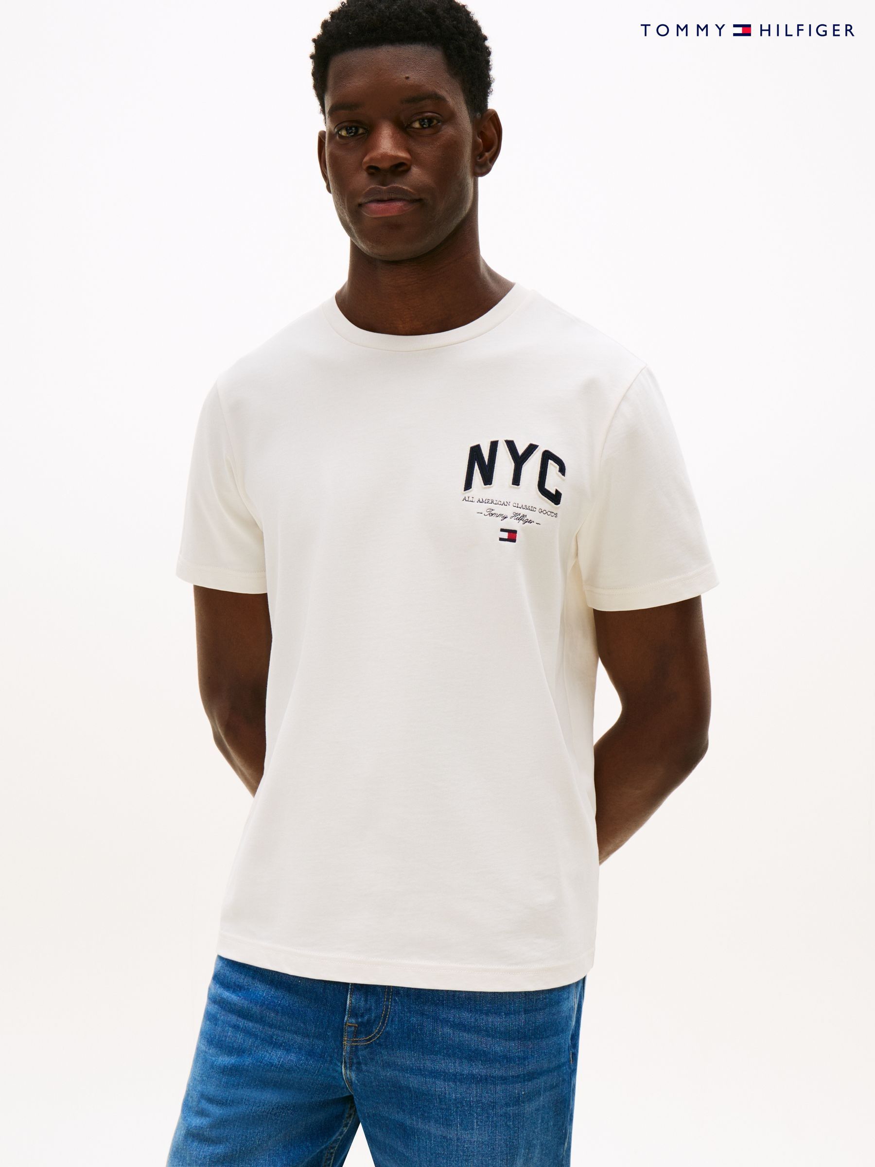 Buy Men's T Shirts Cream Graphic Online | Next USA