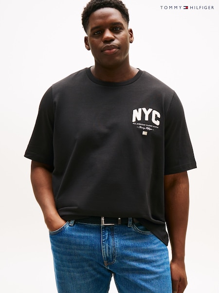 Tommy Hilfiger Black Plus Regular Fit Short Sleeve T-Shirt (W59103) | €86