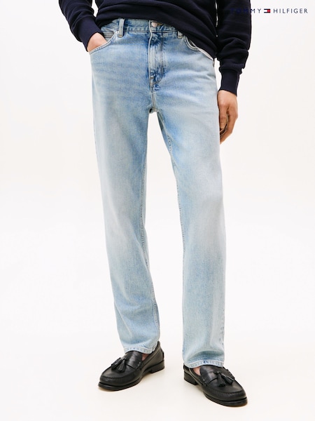 Tommy Hilfiger Blue Denton Faded Straight Leg Jeans (W59108) | €154