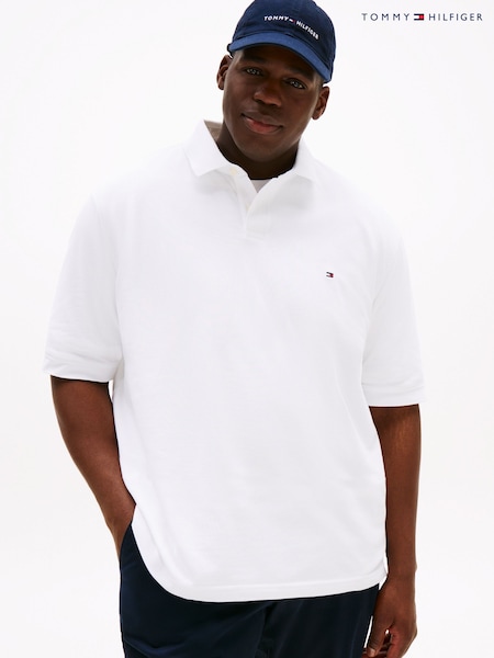 Tommy Hilfiger White Ecru Regular Fit Plus 1985 Polo Shirt (W59111) | €99