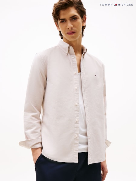 Tommy Hilfiger Natural Regular Fit Oxford Shirt (W59117) | €122