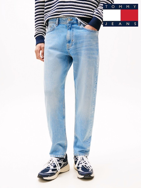 Tommy Jeans Relaxed Isaac Whiskered Tapered Jeans (W59163) | 596 LEI
