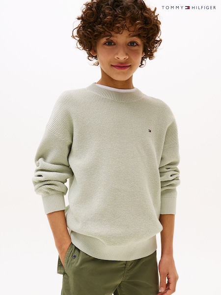 Tommy Hilfiger Textured Flag Embroidery Jumper (W59304) | 78 € - 94 €