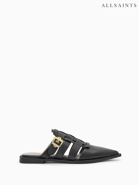 AllSaints Black Nala Mules (W59359) | 10,754 UAH
