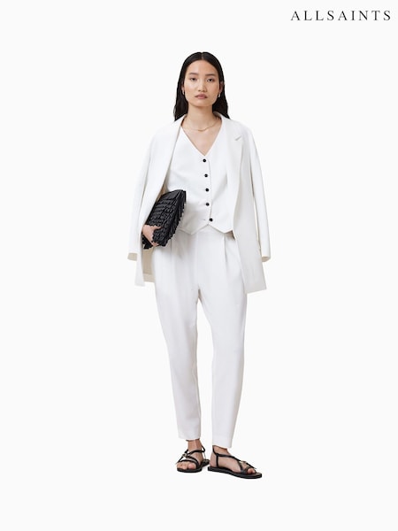 AllSaints White Tri Trousers (W59367) | 7,150 UAH
