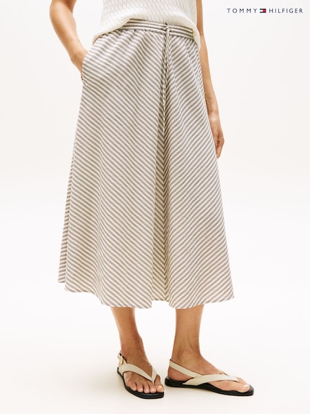 Tommy Hilfiger Crinkle A-Line Midi Skirt (W59898) | €159