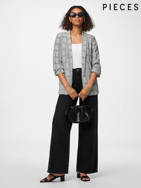 PIECES Relaxed Ruched Sleeve Blazer (W59943) | R$ 435