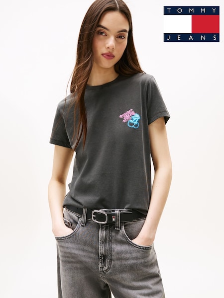 Tommy Jeans Back Graphic Crew Neck T-Shirt (W60085) | €63