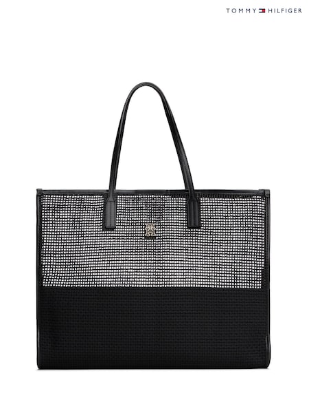 Tommy Hilfiger Black Tote City Woven Tote Bag (W60101) | 9,012 UAH