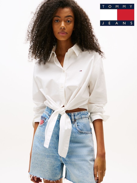 Tommy Jeans Natural Relaxed Self-Tie Fit Shirt (W60102) | €69