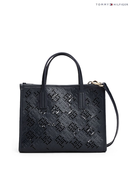 Blau - Tommy Hilfiger City TH Monogram Tote Bag (W60104) | 234 €
