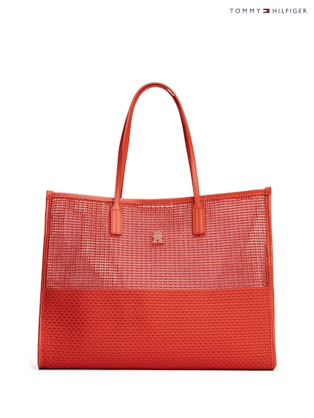Tommy Hilfiger Red Tote City Woven Tote Bag (W60105) | 9,012 UAH