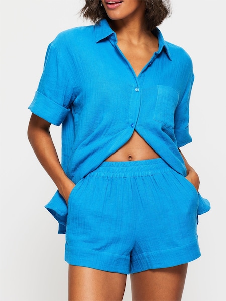 KBX Blue Annie Cheesecloth Shorts (W60175) | €22.50