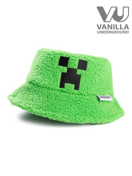 Vanilla Underground Green Boys Minecraft Bucket Hat (W60287) | €17.50