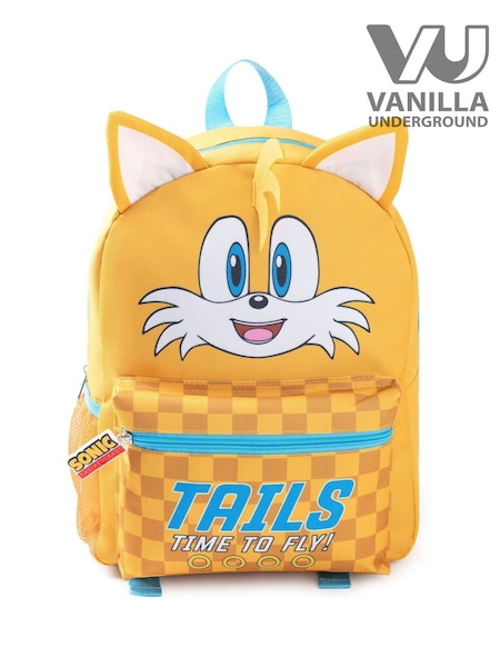 Vanilla Underground Yellow Kids Sonic The Hedgehog Tails Backpack (W60297) | AZN 74