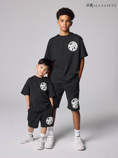 smALLSAINTS Distortion T-Shirt and Sweat Shorts Set (W60372) | 238 LEI - 298 LEI