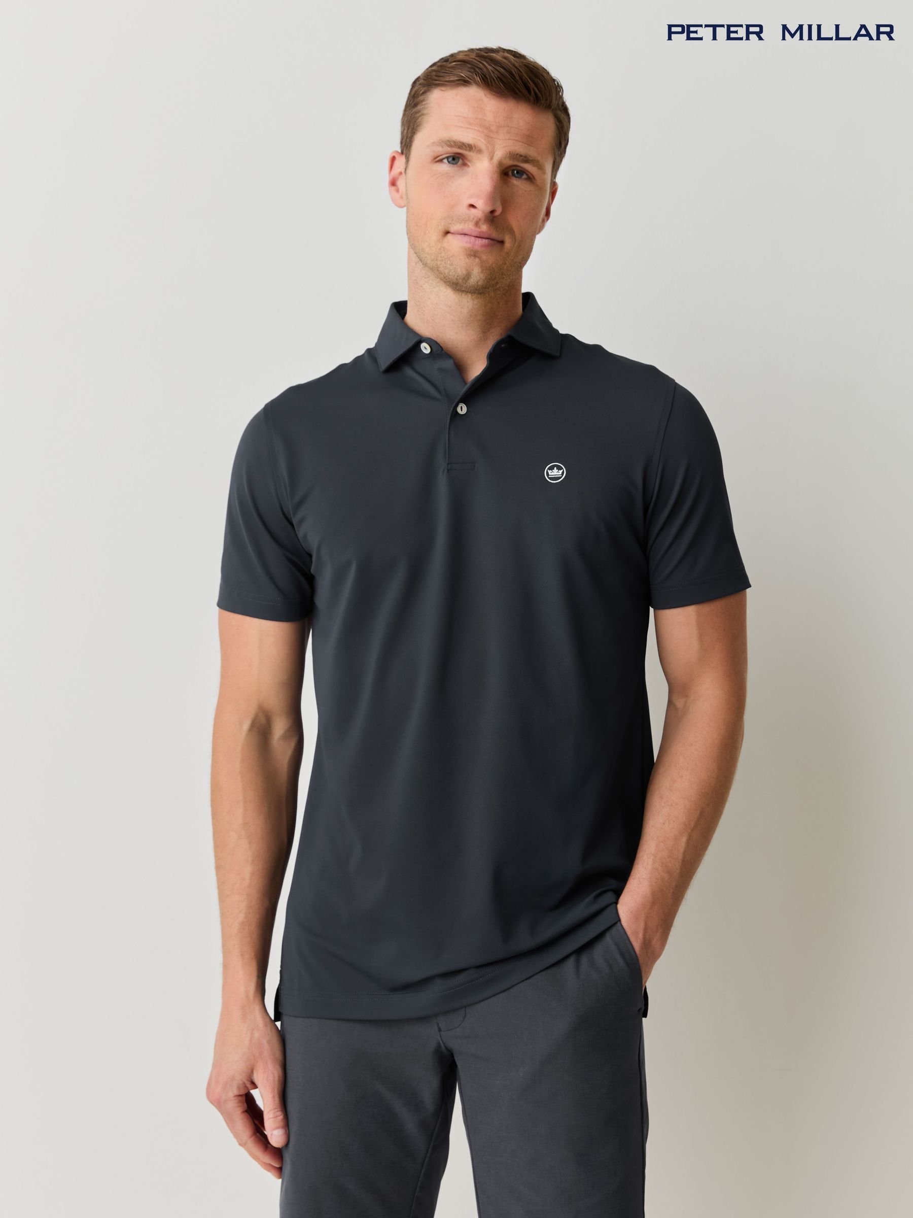Men's Polo Shirts Black Sportswear Logo Sportswear | Next Oman
