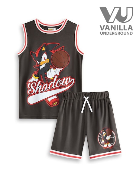 Vanilla Underground Black Boys Sonic The Hedgehog Shadow Basketball Set  2 Piece (W60989) | € 28