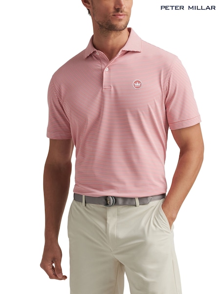 Peter Millar Pink Ballad Performance Jersey Polo Shirt (W61028) | €129