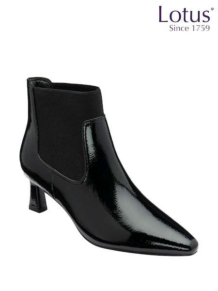 Lotus Black Ankle Boots (W61105) | R$ 590