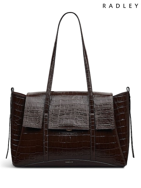 Radley Large The Chancery Faux Croc Flapover Shoulder Bag (W61135) | €471