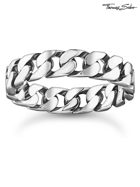 Thomas Sabo Silver Tone Chain Link Ring (W61151) | €89