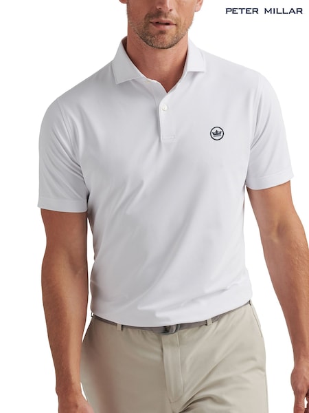 Peter Millar White Soul Performance Mesh Polo Shirt (W61164) | €114