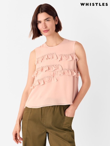 Whistles Frill Sleeveless Top (W61225) | 126 €