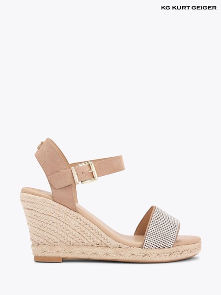 KG Kurt Geiger Silver Chrome PAISLEY BLING2 Sandals (W61260) | €101