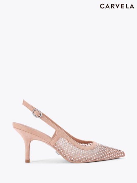 Carvela Pink Lavish Jewel Shoes (W61264) | €199