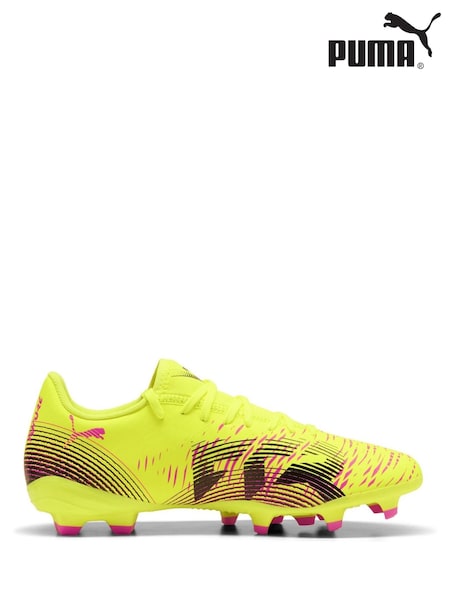 Puma Yellow Womens FUTURE 8 PLAY FG/AG Football Boots (W61391) | €73