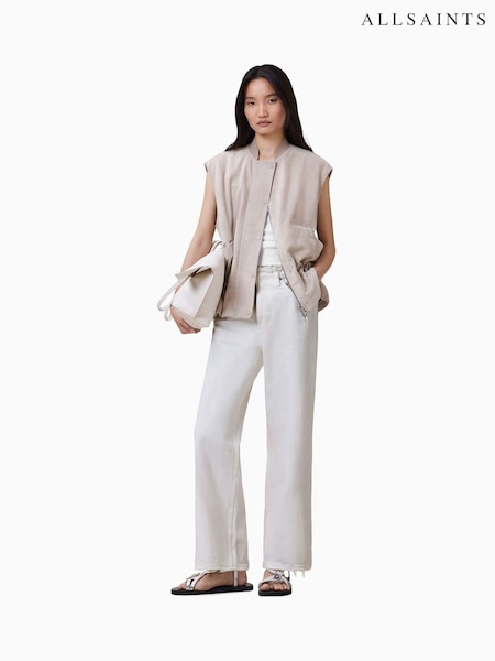 AllSaints Blake Fray 100% Cotton Jeans (W61509) | 1,035 LEI