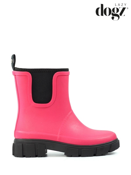 Lazy Dogz Pink Lake Ankle Wellingtons (W61518) | AZN 113