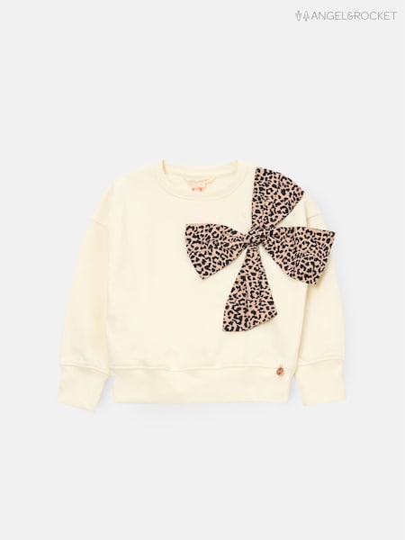 Angel & Rocket Natural Paige Bow Shoulder Sweatshirt (W61590) | R$ 255 - R$ 295