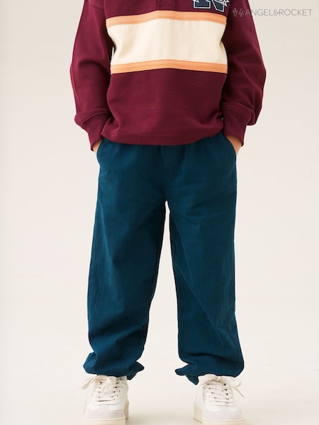 Angel & Rocket Blue Amir Cuffed Chinos Trousers (W61604) | R$ 235 - R$ 275