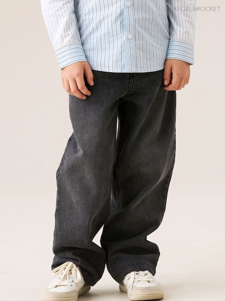 Angel & Rocket Grey Loose Fit Arlo Jeans (W61625) | AED143 - AED167
