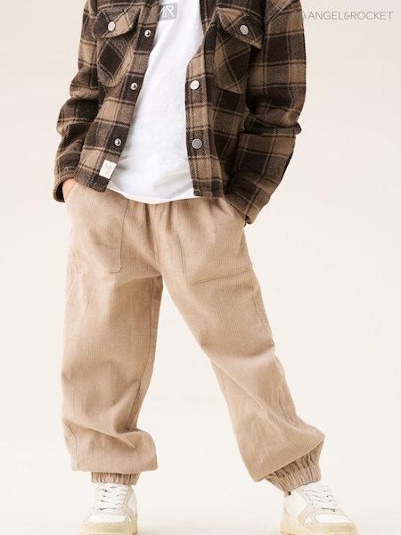 Angel & Rocket Natural Balloon Fit Ethan Cord Trousers (W61626) | R$ 255 - R$ 295