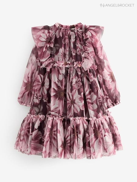 Angel & Rocket Red Cara Printed Swing Mesh Dress (W61649) | R$ 435 - R$ 505