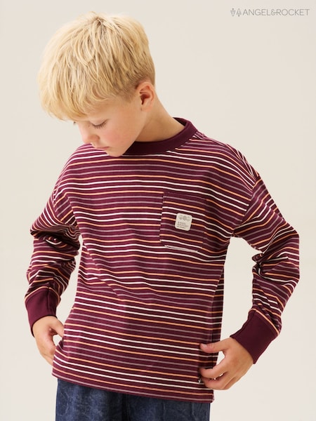 Angel & Rocket Red Brooks Yarn Dyed Stripe T-Shirt (W61666) | R$ 160 - R$ 195